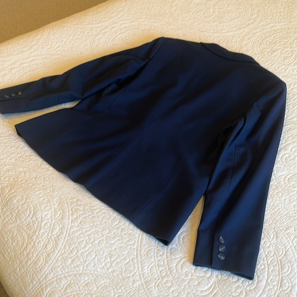 Pendleton 100% Wool Blazer Lined Women's 16 Blue Button Preppy Career Classic - Picture 16 of 17